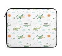 Cartoon Planes Helicopters Laptop Sleeve Case Computer Protective Briefcase Handbag Slim Cover Carrying Bag
