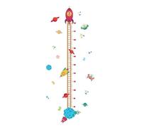 Cartoon Planet Height Growth Wall Decals PVC for Kids Baby