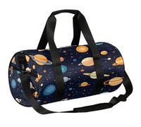 Cartoon Planet Space Sports Gym Bag Duffel Bags Workout Lightweight Shoulder Weekender Bag Travel Duffel Bag for Men Women(Universe), Cartoon Planet Space, 17.6(L) x 9(W) x 9(H) inch