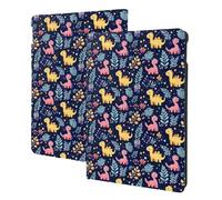 Cartoon Plant Dinosaur Q Print Compatible with ipad 9th/8th/7th Generation Case Cover, Tablet Cases Compatible with ipad Case 10.2 Inch, Auto Wake/Sleep, Folio Stand