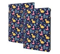 Cartoon Plant Dinosaur Q Print Compatible with ipad air 3rd Generation Case Cover, Tablet Cases Compatible with ipad Pro Case 10.5 Inch, Auto Wake/Sleep, Folio Stand