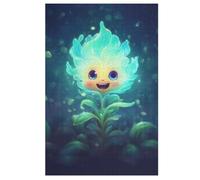 Cartoon Plants 1000 Piece Wooden Jigsaw Puzzles for Adults & Kids - Puzzle for Teens 78×53cm