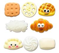 Cartoon Plants Flowers Food Shoe Charms for Croc Clogs Sandals, Cute Resin Shoe Decorations, D, S