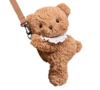 Cartoon Plush Backpack - Animal School Bag, Multipurpose Soft Satchel with Lightweight Design, Durable, Fun Accessory with Spacious Compartments for Wallet Keys Cell Phone Toys Travel