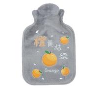 Cartoon Plush Bear Hot Water Bottle Filling Velvet Mini Bottles Hand Warmer Girls Feet Bags(Color24)
