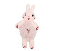 Cartoon Plush Hair Bands Elastic Hair Accessories with Animal Yellow Designs Cow Duck Toy Rabbit Little Scrunchies L1K3 Panda