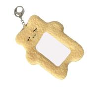 Cartoon Plush Photo Card Photo Card Holder Photocard Holder Keychain for Women Girl Student Keyring Bag Backpacks Charm Everyday Use