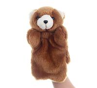 Cartoon Plush Stuffed Animals Hand Puppet, Soft Plush Animal Hand Puppet for Telling Story(bear)