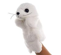 Cartoon Plush Stuffed Animals Hand Puppet, Soft Plush Animal Hand Puppet for Telling Story(seal)