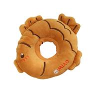 Cartoon Plush Tempura Taiyaki Cat Soft Cone, Anti-Bite Protective Collar, Wound Healing Recovery Collar for Small Medium Kittens and Puppies, Soft Neck Cone for Cats (1 Piece)