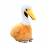 Cartoon Plush Toy Pelican Doll - 30cm Stuffed Bird Plushie with Long Beak, Soft Fluffy Animal Figure, Cute Decorative Plush Doll for Kids Room, Sofa and Bedtime Cuddles