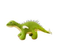 Cartoon Plush Toy Stegosaurus Dinosaur Doll - 75cm Soft Stuffed Green Dino Plushie with Cute Spikes, Creative Animal Figure Plush Doll for Kids Playroom and Sleep Companion