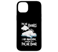 Cartoon Polar Bear Are Awesome I Am A Polar Bear Case for iPhone 14 Plus