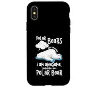 Cartoon Polar Bear Are Awesome I Am A Polar Bear Case for iPhone X/XS