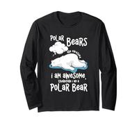 Cartoon Polar Bear are Awesome I Am A Polar Bear Long Sleeve T-Shirt