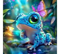 Cartoon Pond Frog 60 Piece Jigsaw Puzzles for Adults, Colourful, Fun, Challenging and Brainteasing Adults jigsaw puzzles 60 Pieces, Beautiful Decoration Puzzle