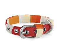 Cartoon Popcorn Dog Collar Adjustable Soft and Comfortable Puppy Collars with Metal Buckle Pet Collar for Small Medium Pet