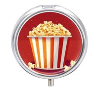 Cartoon Popcorn Pill Box Pill Case Pill Organizer Medicine Pill Organizer Weekly Pill Organizer Pill Holder Small Pill Case Pill Containers Pill Holder for Purse