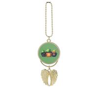 Cartoon Potted Plant Car Pendant，Cute and Cool Creative New Car Accessories，Nostalgic Retro Auto Rear View Hanging Decoration，for Both Men and Women
