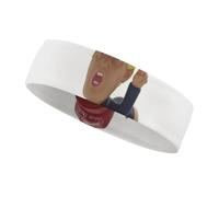 Cartoon President Headbands for Women & Men Sports Headband, Fits All Head Sizes, Ultra Absorbent & Non-Slip Sweatband for Running, Yoga, Gym