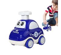 Cartoon Press Vehicle - Friction Driven Mini Racer, Portable Toy | Fine Motor Skills Development Learning Playtime Preschool Birthday Gift Indoor Outdoor Fun