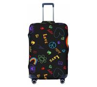 Cartoon Pride Lgbt Travel Luggage Covers - Elasticity Suitcase Covers Protector for Luggage 18-32 Inch