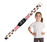 Cartoon Print Kids Watch - LED Electronic Bracelet Sports Watch for Children with Pedometer and Calorie Count, Love In English, riferimento alla descrizione, Please refer to description