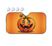 Cartoon Pumpkin Images Medium Car Windshield Sunshade - Quick Cooling in The car in Summer, Portable Storage Sunshade