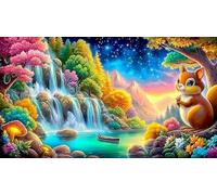 cartoon Puzzle Game 1000 Piece Recycled Paper Impossible Hard Difficult Challenging for The Whole for Women, Gifts for Men 70x50cm/1000pcs