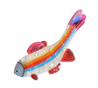 Cartoon PVC Hair Clip Bright Color Ponytail Holder Creative Decoration for Weddings Photos Special Days Rainbow Accessory