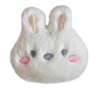 Cartoon Rabbit Face Brooch Soft Plush Backpack Charm Decoration Stylish Lapel Pin Clothes Decorative Accessories Daily Decoration Pin, m, As described