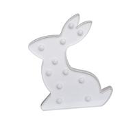 Cartoon Rabbit LED Night Cute Neon Desktop Lamp Bedroom Decor Energy Saving Atmosphere Light for Birthday Halloween Christmas