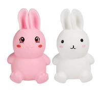 Cartoon Rabbit Stress Toy - Soft Bunny Squishy, Slow Rising Squeeze Toy | Kids tolers Easter Present Basket Stuffer, Cute Decorative Fidget Prop, for Playtime Desk Event Favors Activity