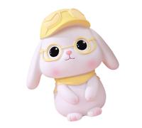 Cartoon Rabbits Saving Jar For Children Break Resistant Children Lovely Animal Statue Coin Banks For Financial Education Creative Money Saving Box