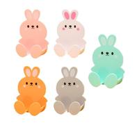 Cartoon Rabbits Socket Hook - Door Key Bag Hanger Hook,Wall Plug Holder Cute Wall Hangers, Decorative Hooks Mounted Phone Charger 5X for Coat Key Bag Hat Bathroom Robe Towel