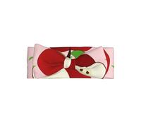 Cartoon Red FruitBow headband, patterned baby bow hair accessory, suitable for newborns, infants, and everyday wear