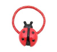 Cartoon Red Ladybird Shape Hair Rope/Hair Clip Sweet Headdress Hair Rope Cute Red Ladybird Shape Hair Clip for Women
