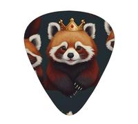 Cartoon red panda Durable guitar picks - three thicknesses of thin, medium and thick are available, suitable for guitar, bass, electric guitar and ukulele