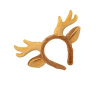 Cartoon Reindeer Headbands With Ears Child's Christmas Costume Hair Accessory Festive Hair Accessory For Kids