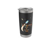 Cartoon Rocket Kindergarten Where The Adventure Begins Stainless Steel Insulated Tumbler