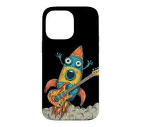 Cartoon Rocket with Cool Guitar for Rockets Lovers Case for iPhone 14 Pro Max