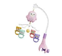 Cartoon Rotating Infant Bed Bells Music Box Crib Mobile Toy Safe Sensory Auditory Development Nursery Room Accessories Baby Bed Music Mobile Toy