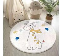 Cartoon Round Carpet,thickened Imitation Cashmere Cute Floor Mat,Round Area Rug Play Mat Floor Nursery Rug,Living Room Rug Fluffy Washable In Short Pile Soft,Rugs Non Shedding,Carpets For Kids.