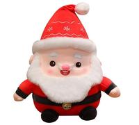 Cartoon Santa Claus Plush Toy Doll - Soft Stuffed Christmas Figure for Kids, Cute Holiday Plush Decoration, Cozy Sofa Cushion and Festive Seasonal Room Décor