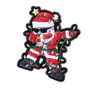 Cartoon Santa Thumbs-Up Alloy Brooch Pin For Backpack Christmas And Celebration Christmas Party Accessories