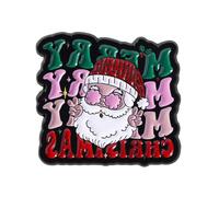 Cartoon Santa Thumbs-Up Alloy Brooch Pin For Backpack Christmas And Celebration Christmas Party Accessories