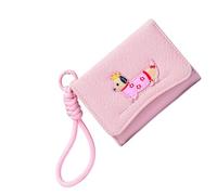 Cartoon Sausage Dog Short Purse Card Holder Small Wallet PU Leather Coin Korean Styles Change for Woman Girl Pu Leather Change