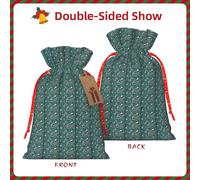 Cartoon Science Theme Print Gift Versatile Bags Reusable Drawstring Festive Pouches For Party Favors Season