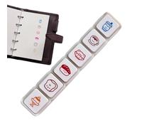 Cartoon Scrapbooking Stamps - Six Piece Portable Craft Kit