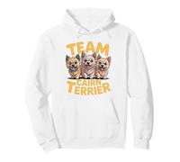 Cartoon Scrappy Highland Pet Dog Breed Team Cairn Terrier Pullover Hoodie